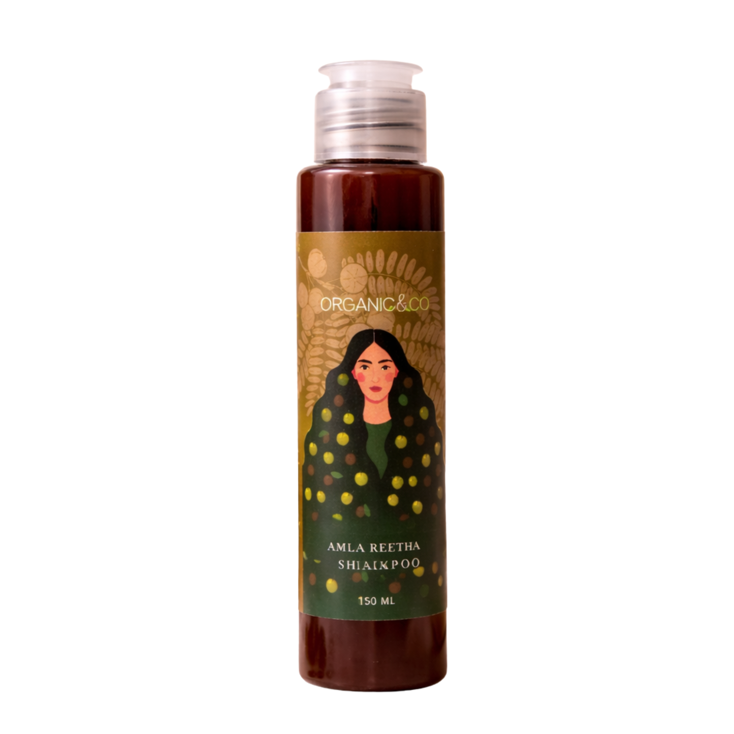 Organic & Co Amla Reetha Shikakai Shampoo 150ml - Chemical Free Hair Wash Pakistan